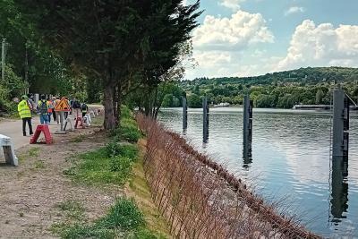 Les jeunes élus d’Andrésy et d’Achères en immersion sur le site de PSMO - Agrandir l'image 1 sur 3, fenêtre modale