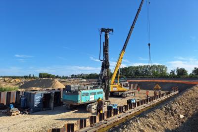travaux quai sud du chantier PSMO - Agrandir l'image 3 sur 3, fenêtre modale