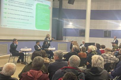 Photo de la réunion d'information travaux PSMO - Agrandir l'image, fenêtre modale